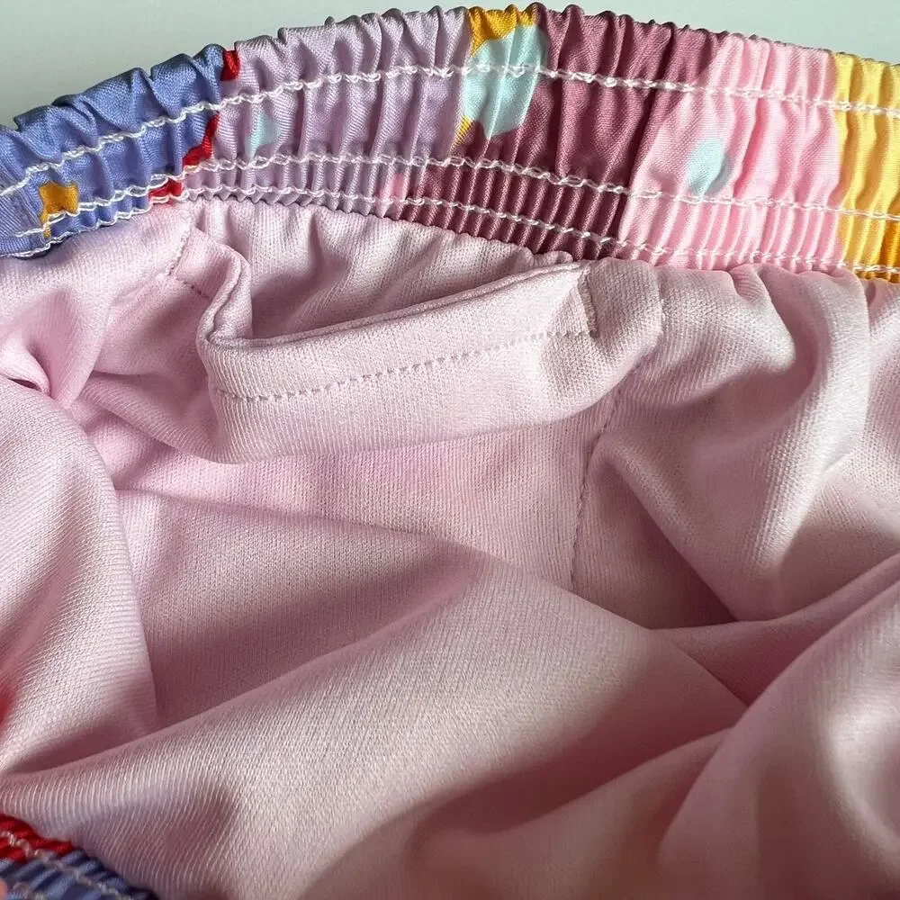 Nike Athletic Shorts & Striped Sports Bra - Picture 10 of 14